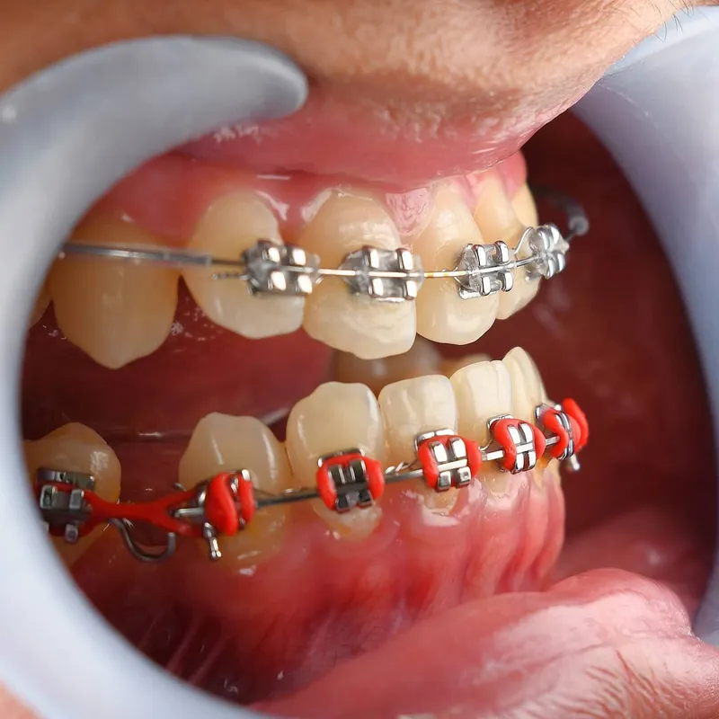 Braces close-up